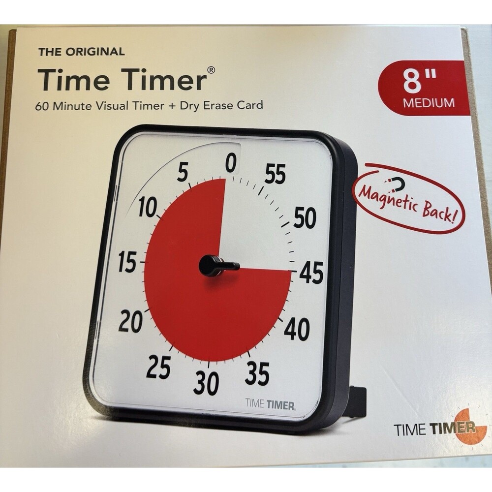 60 Minute Visual Timer Oversize Countdown Timer Clock for Classroom Home